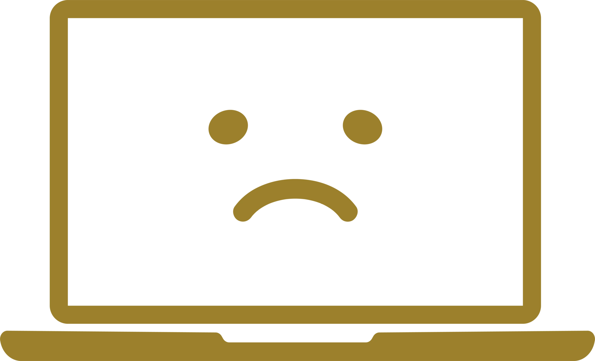Sad Computer Icon3x